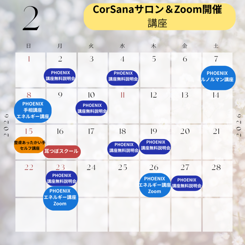CorSanaです 今年は 大変お世..