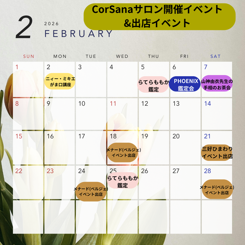 CorSanaです 今年は 大変お世..